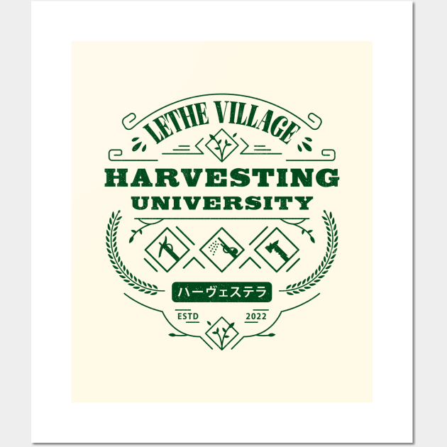 Lethe Village University Emblem Wall Art by Lagelantee